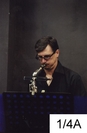 Pascal Hytrowski chauffe son saxo